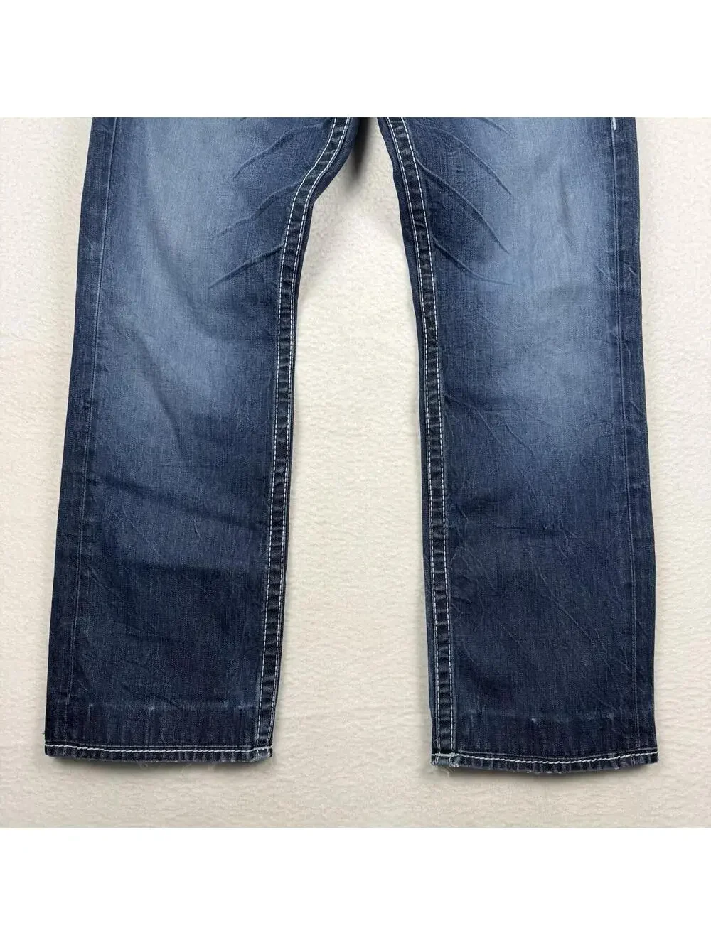 True Religion Bobby Big T Size 34 Mens Relaxed Loose Denim Jeans Y2K Made USA